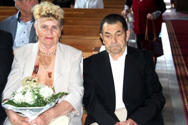 50-60 évvel ezelőtt házasságot kötött párok ünnepsége