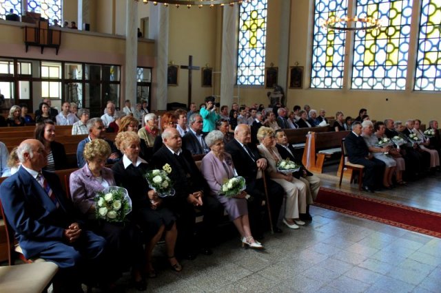 50-60 évvel ezelőtt házasságot kötött párok ünnepsége