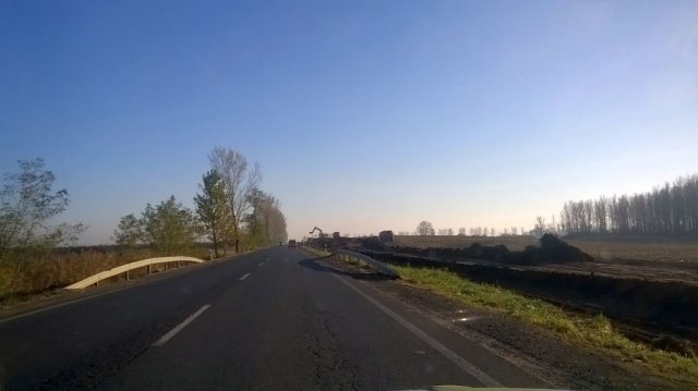 Kerékpárút építése